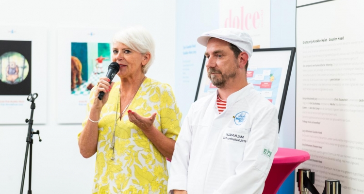 Dolce 's petanque trophy for  Chefs 2019/ Award ceremony at the  Cartoonfestival